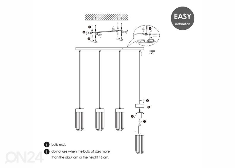Rippvalgusti Capri suurendatud
