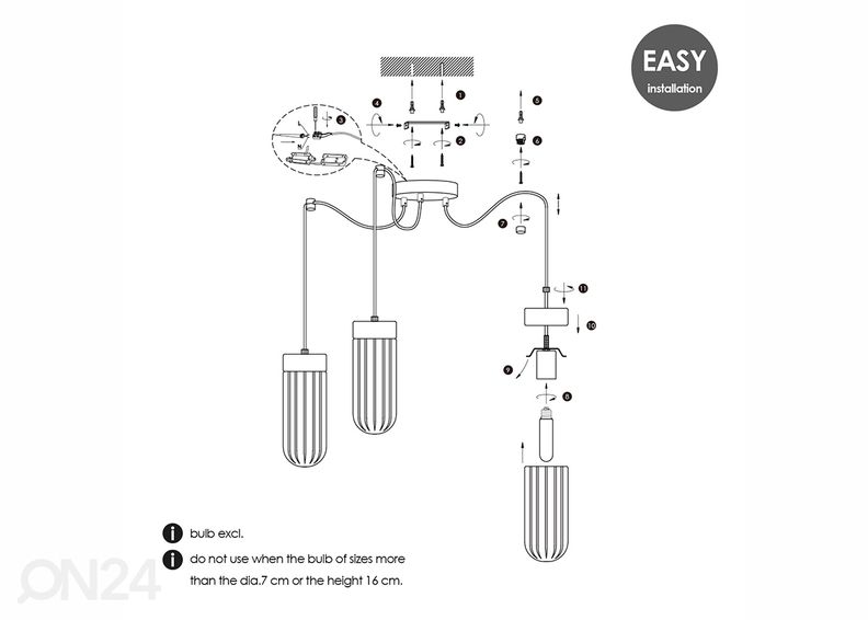 Rippvalgusti Capri suurendatud