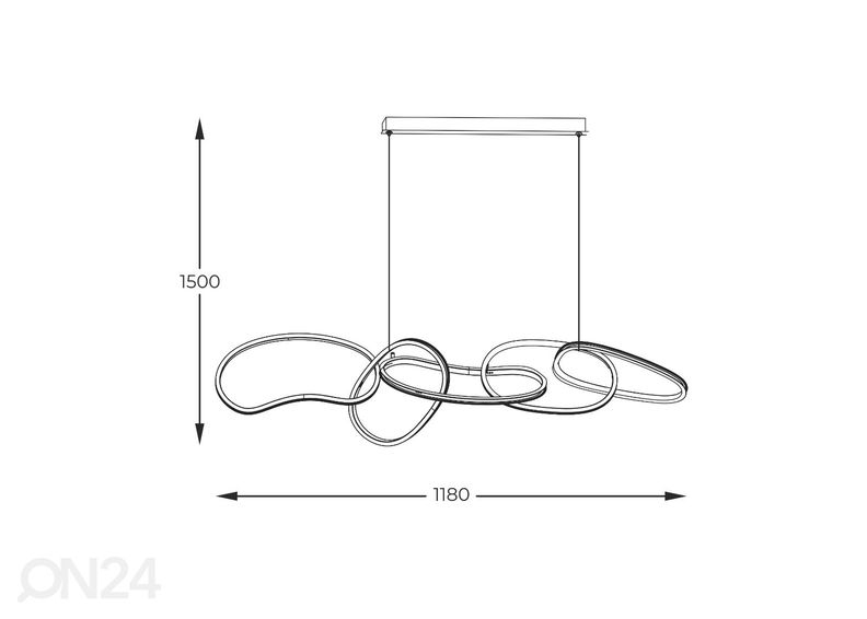 Rippvalgusti Cholet 5 suurendatud
