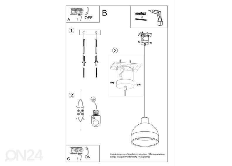 Rippvalgusti Damaso suurendatud