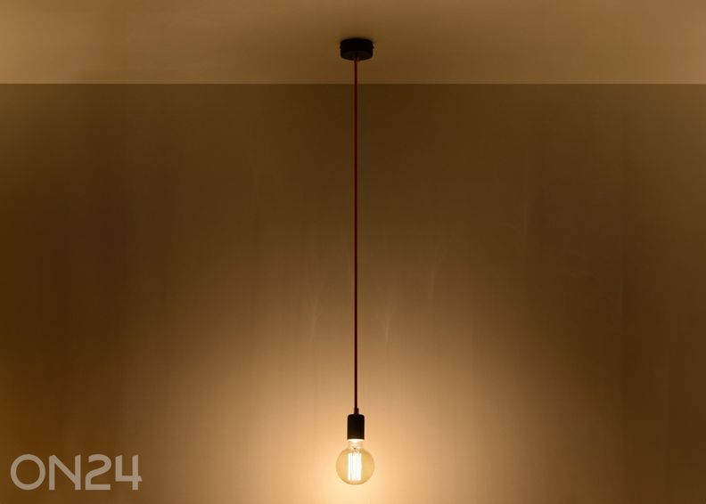 Rippvalgusti Edison, must suurendatud