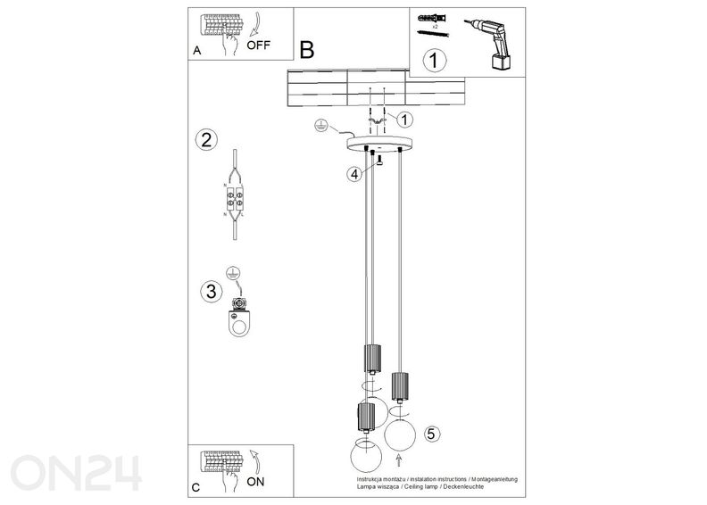 Rippvalgusti Halo 3P suurendatud