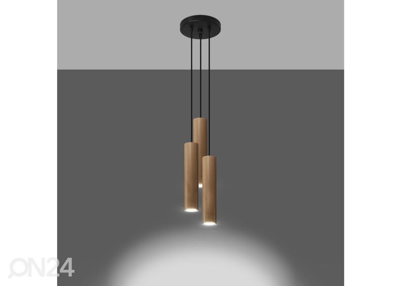 Rippvalgusti Lino 3P, puit suurendatud