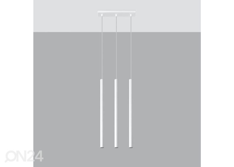 Rippvalgusti Pastelo 3, valge suurendatud