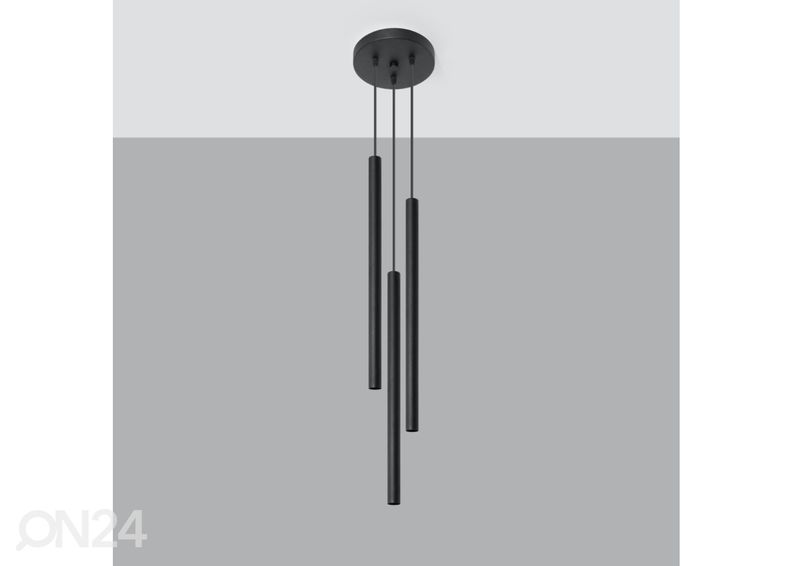 Rippvalgusti Pastelo 3P, must suurendatud