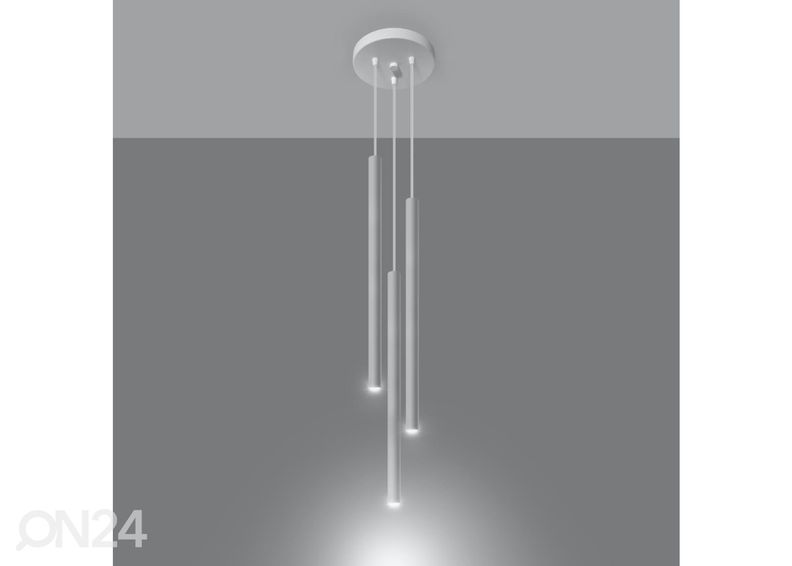 Rippvalgusti Pastelo 3P, valge suurendatud