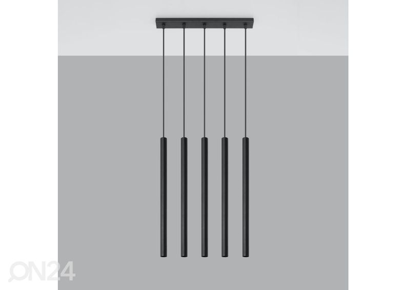 Rippvalgusti Pastelo 5, must suurendatud