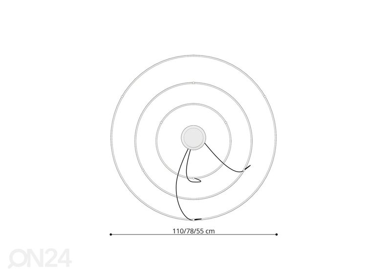 Rippvalgusti Rio 3, 4000K suurendatud