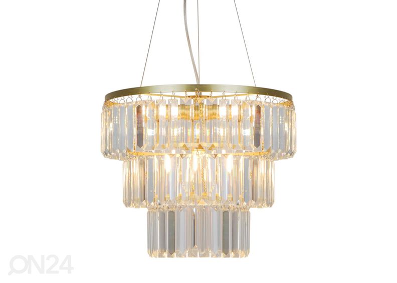 Rippvalgusti Tifanny Gold Ø 40 cm suurendatud