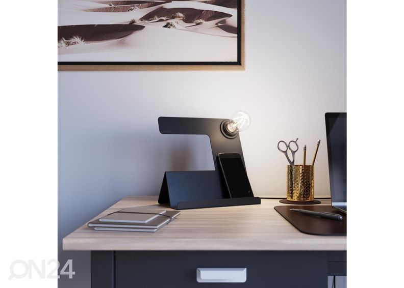 Rippvalgusti Tulip, must suurendatud