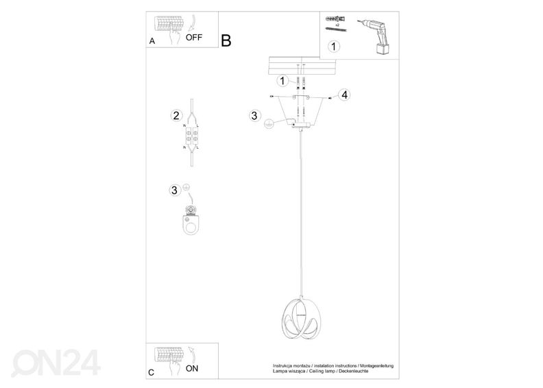 Rippvalgusti Tulos 1, valge suurendatud