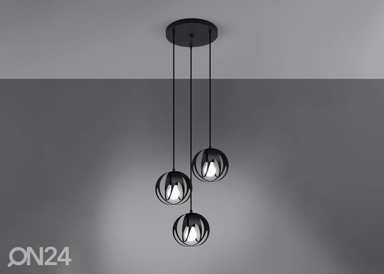 Rippvalgusti Tulos 3P, must suurendatud