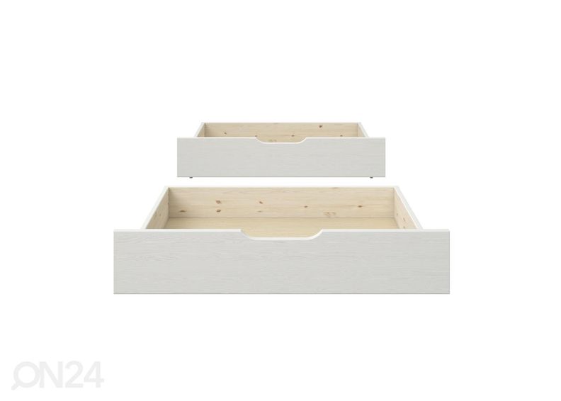 Robin narivoodi 90/120x200 cm voodialuste kastidega suurendatud