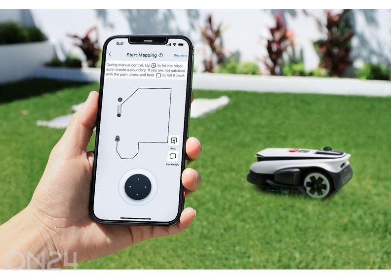 Robotmuruniiduk Ecovacs Goat A1600 LiDAR PRO, 1600m², TruEdge trimmer suurendatud