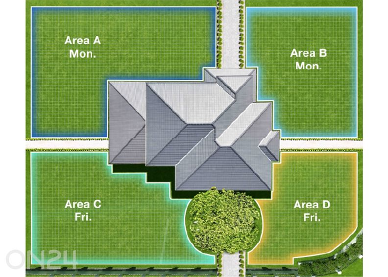 Robotmuruniiduk Ecovacs Goat A1600 LiDAR PRO, 1600m², TruEdge trimmer suurendatud