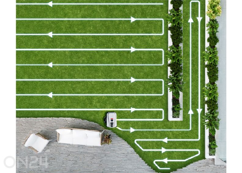 Robotmuruniiduk Ecovacs Goat A1600 LiDAR PRO, 1600m², TruEdge trimmer suurendatud