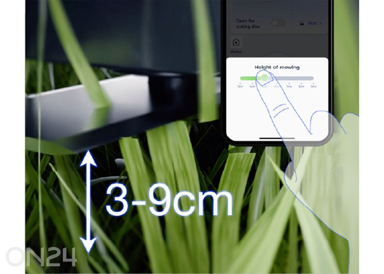 Robotmuruniiduk Ecovacs Goat A1600 LiDAR PRO, 1600m², TruEdge trimmer suurendatud