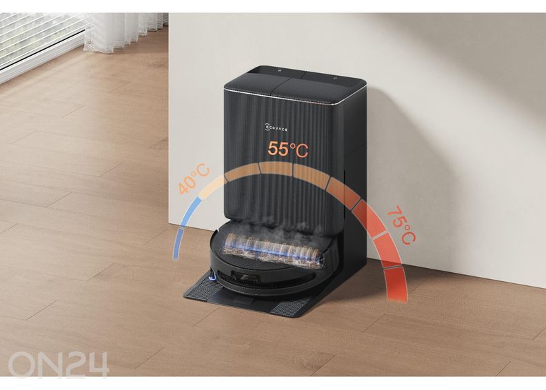 Robottolmuimeja Ecovacs DEEBOT T90, märg- ja kuivpuhastus suurendatud