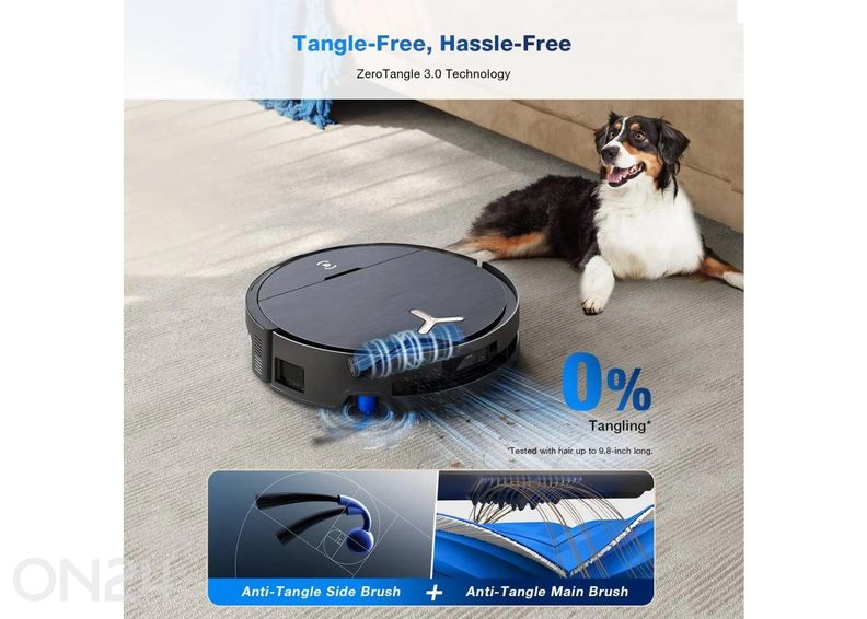 Robottolmuimeja Ecovacs Deebot X9 PRO OMNI, märg- ja kuivpuhastus, must suurendatud