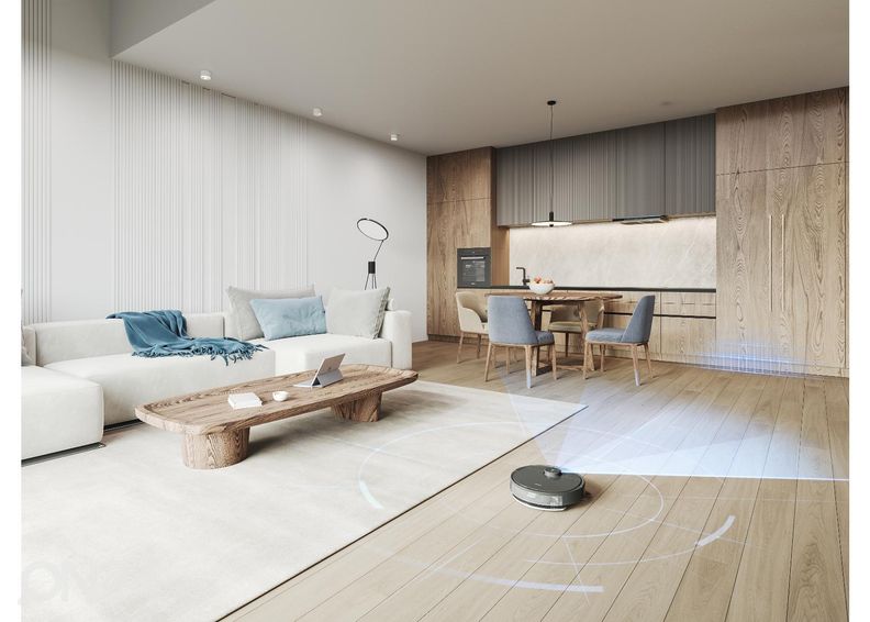 Robottolmuimeja mopiga ECOVACS DEEBOT N8 BLACK suurendatud