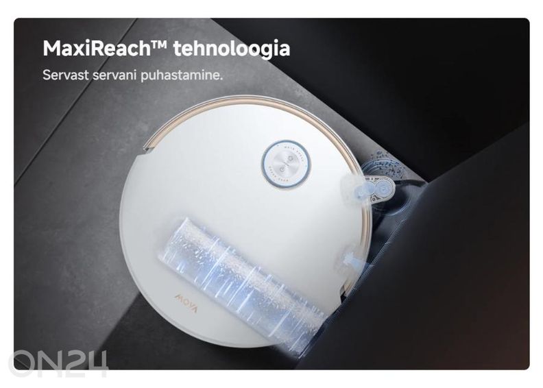Robottolmuimeja Mova Z60 Ultra Roller Complete, märg- ja kuivpuhastus suurendatud