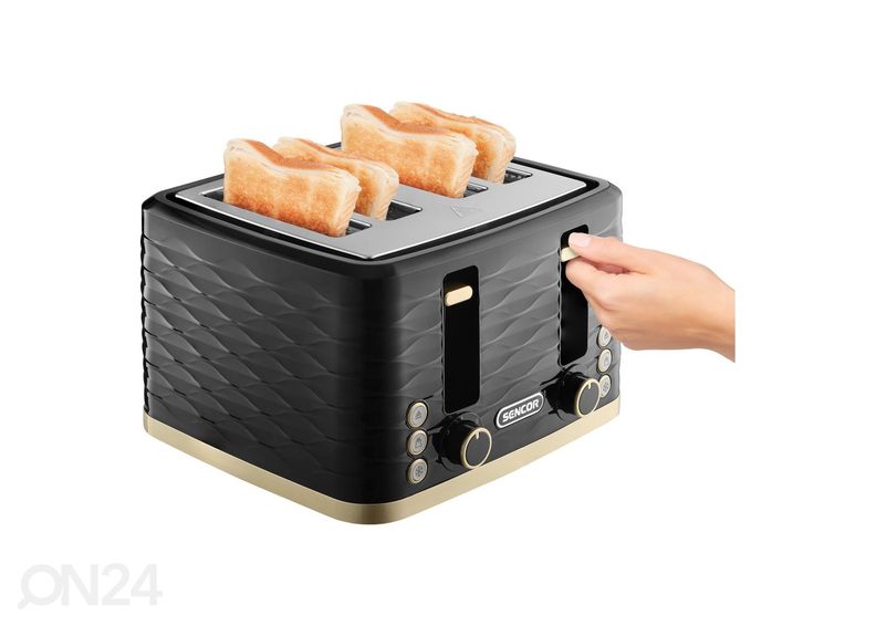 Röster 4 viilule Sencor STS7551BK, must suurendatud