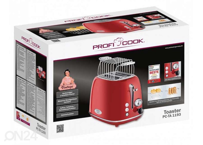 Röster ProfiCook suurendatud