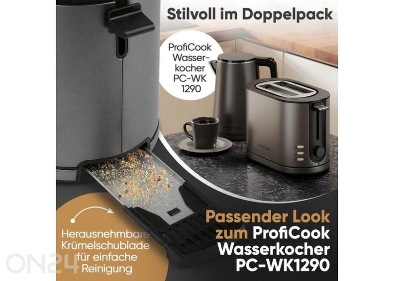 Röster ProfiCook PCTA1291, grafiithall suurendatud