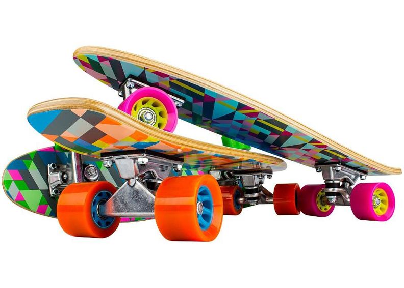 Rula Pennyboard puust 22.5" Flip Board Black Dragon suurendatud