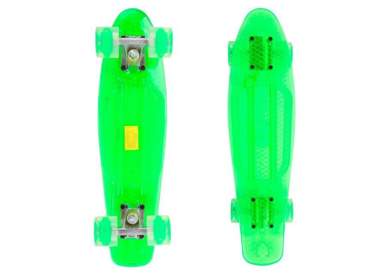 Rula Retro Transparent W/ Light Up Wheels Maronad suurendatud