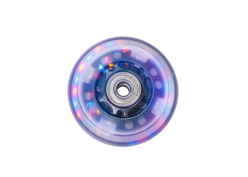 Rulluisu ratas Led tuledega ja laagriga PU 70*24 mm s ABEC 5 Insportline suurendatud