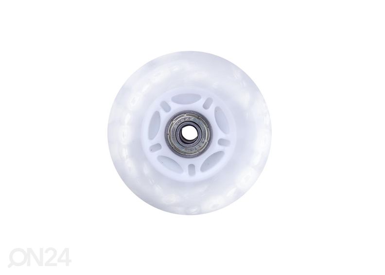 Rulluisu ratas LED tuledega ja laagriga PU 70*24 mm s ABEC 5 Insportline suurendatud