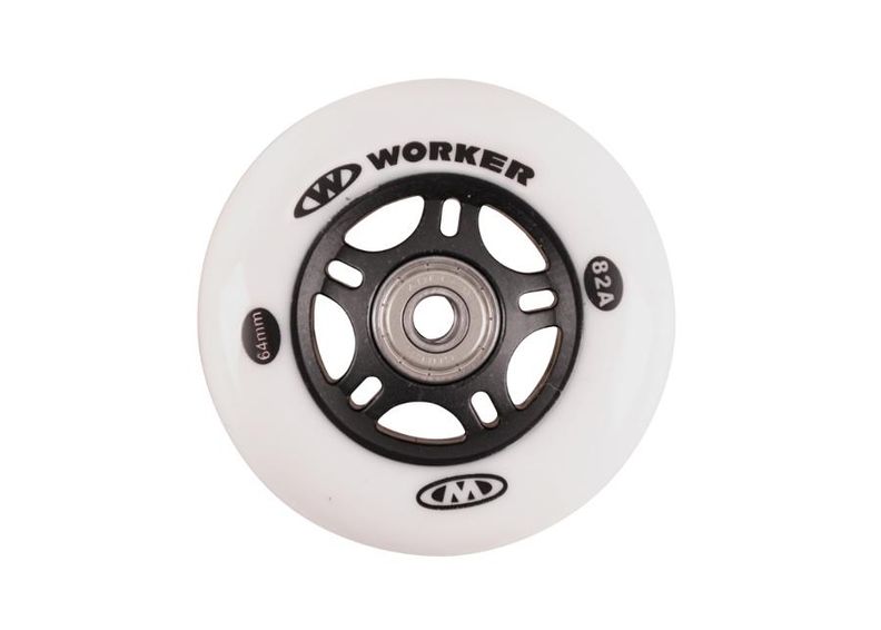 Rulluisu rataste komplekt 64mm laagritega ABEC-5 carbon suurendatud