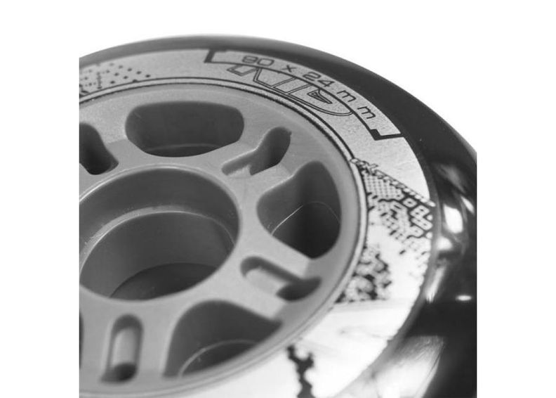 Rulluisu rataste komplekt NILS EXTREME PU 90x24 82A suurendatud