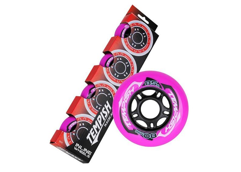 Rulluisu rataste komplekt Radical Color 80x24 84A Tempish suurendatud