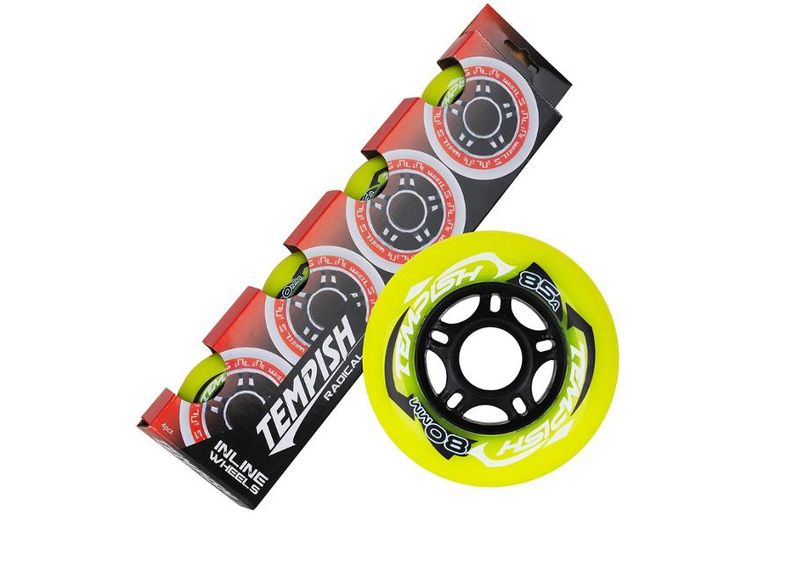 Rulluisu rataste komplekt Radical Color 80x24 84A Tempish suurendatud