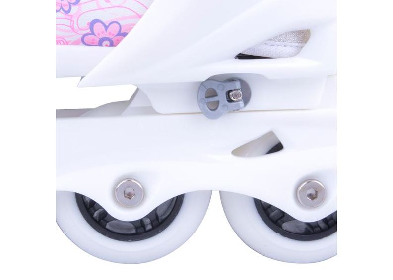 Rulluisud lastele reguleeritavad helendatavate tuledega Diane WORKER suurus S 31-34 suurendatud