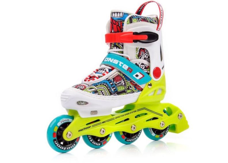 Rulluisud lastele reguleeritavad Meteor Monster suurendatud