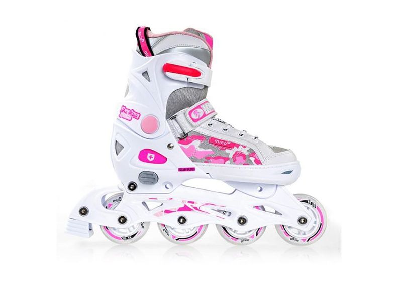 Rulluisud/uisud lastele reguleeritavad Mico Princes 2w1 suurendatud