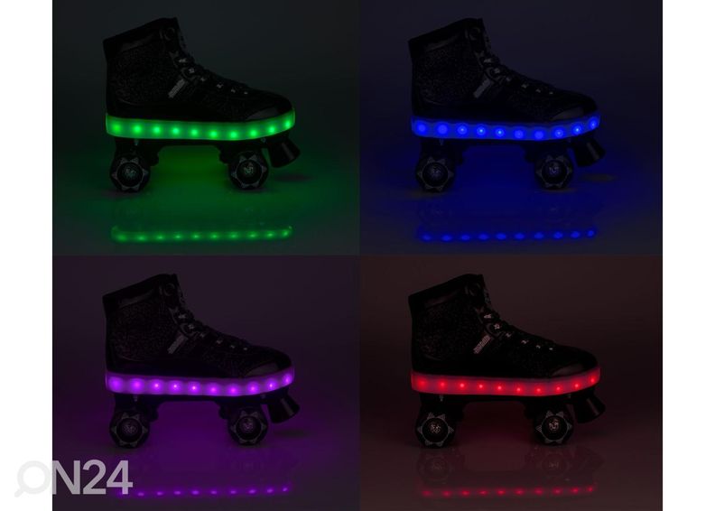 Sädelevad rulluisud quad lastele Nijdam suurendatud