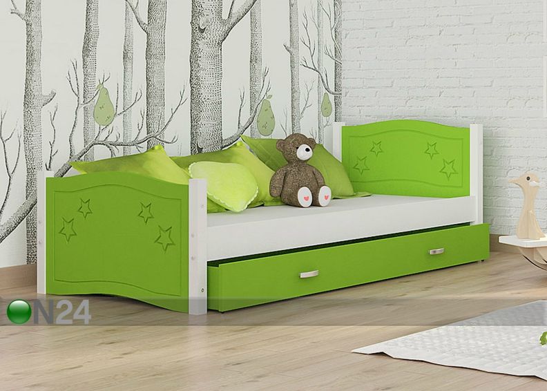 Sahtliga lastevoodi 80x174 cm suurendatud