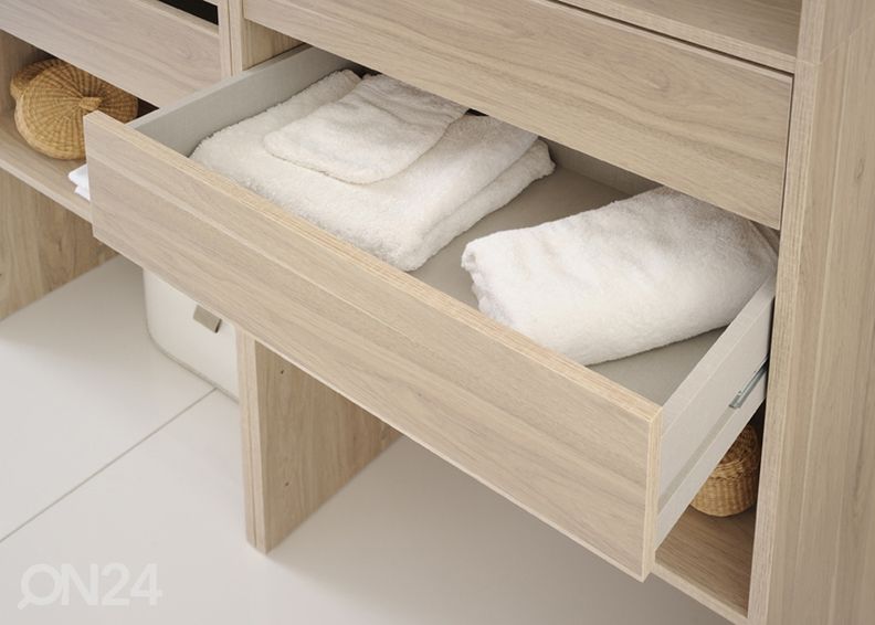 Sahtlitega moodulriiul Easy Dress 60 cm suurendatud