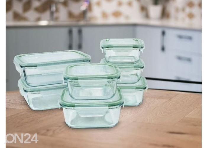 Säilituskarpide komplekt klaasist 7 tk Classbach CFHD4010G7 suurendatud