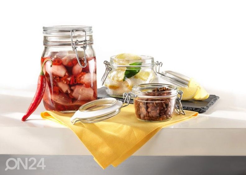 Säilituspurk Fido M 500 ml, 3 tk suurendatud