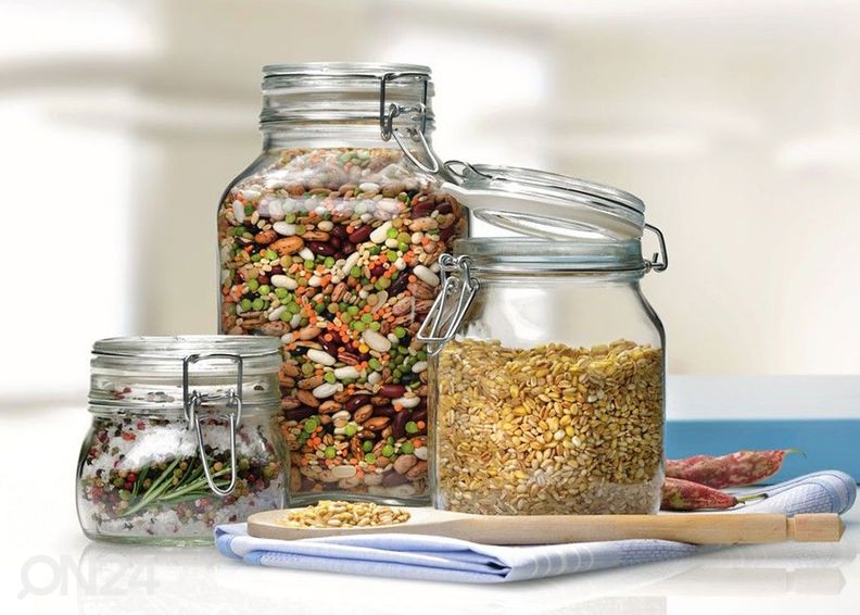 Säilituspurk Fido M 500 ml, 3 tk suurendatud