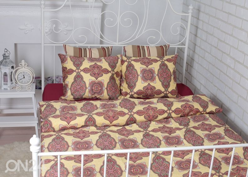 Satiinist voodipesukomplekt 200x210 cm suurendatud