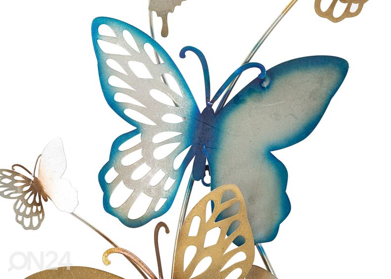 Seinadekoratsioon Butterflies 59,5x111,5 cm suurendatud