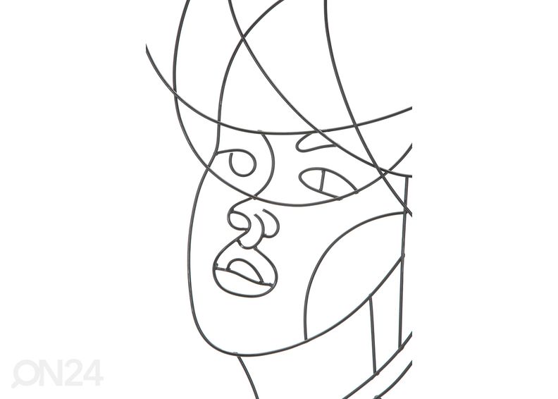 Seinadekoratsioonid Woman 2tk 60x80 cm suurendatud