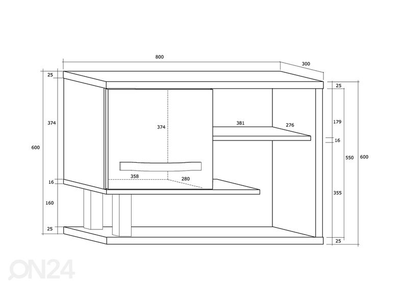 Seinakapp Cloghroe 80 cm suurendatud