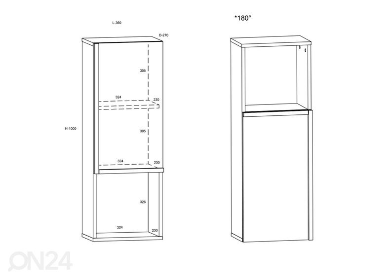 Seinakapp Youghal 36 cm suurendatud